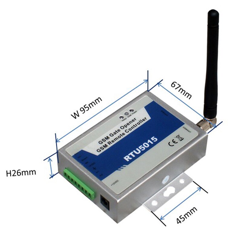 Gsm elektrisk udstyr controller rulleportåbner fjernbetjeningsskive til gsm switch enhed og adgangskontrol enhed rtu 5015