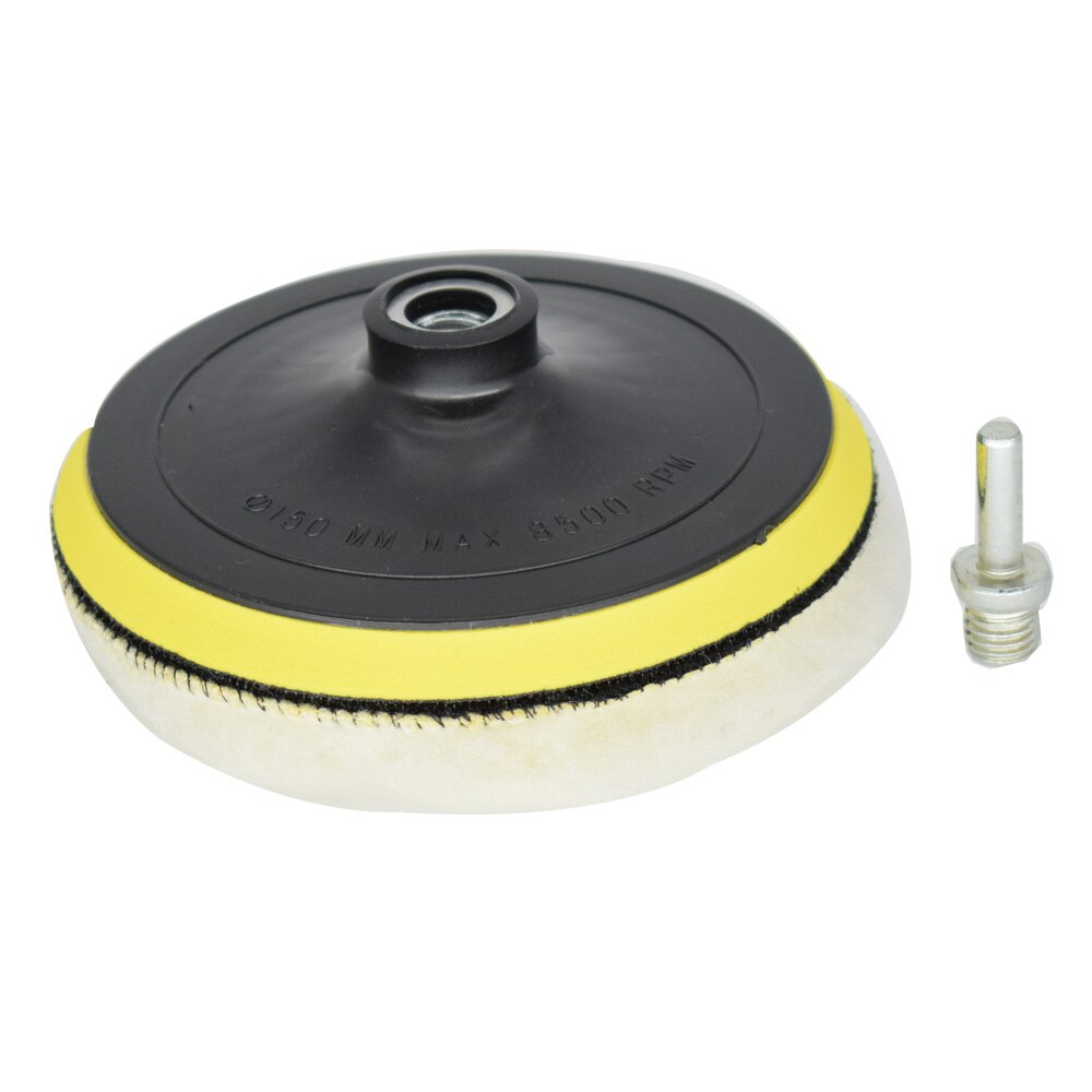 6 Inch Drill Adapter Wheel Pad Car Polishing Disc Buffing Polishing Pads M14 Wool For Glass Polishing Electric Drill Car Styling