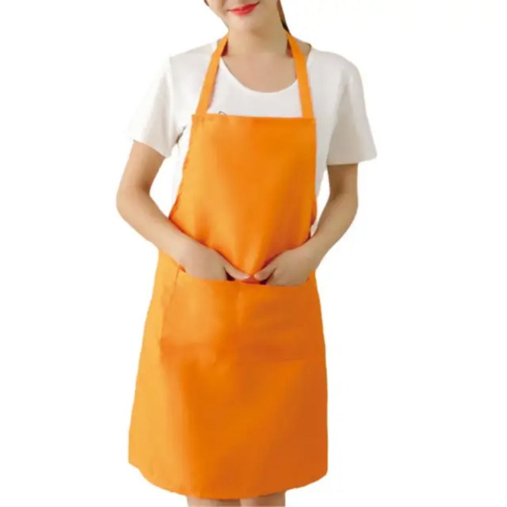 Bunte Kochschürzen für Zuhause, unisex, Kochschürzen, Restaurant, Kochen, Backen, Kleid, ölbeständige Taschen, Schürze, Küchenzubehör: Grün