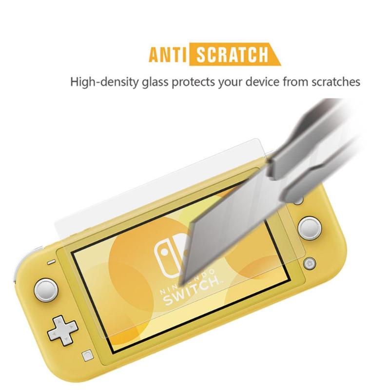 Gehärtetem Glas 9H Screen Protector Film Fit für Nintend Schalter Lite Konsole Wasserdichte Staubdicht Spiel Spielen Zubehör