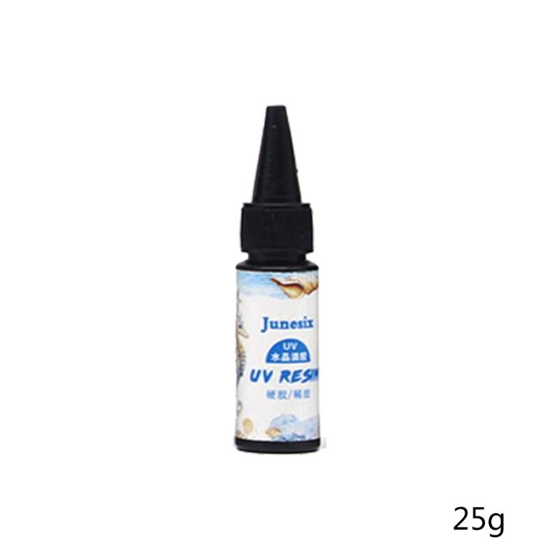 10/20/25/50/60/100g Ultraviolet Curing Epoxy UV Resin Hard Glue for DIY Jewelry B85D: A25