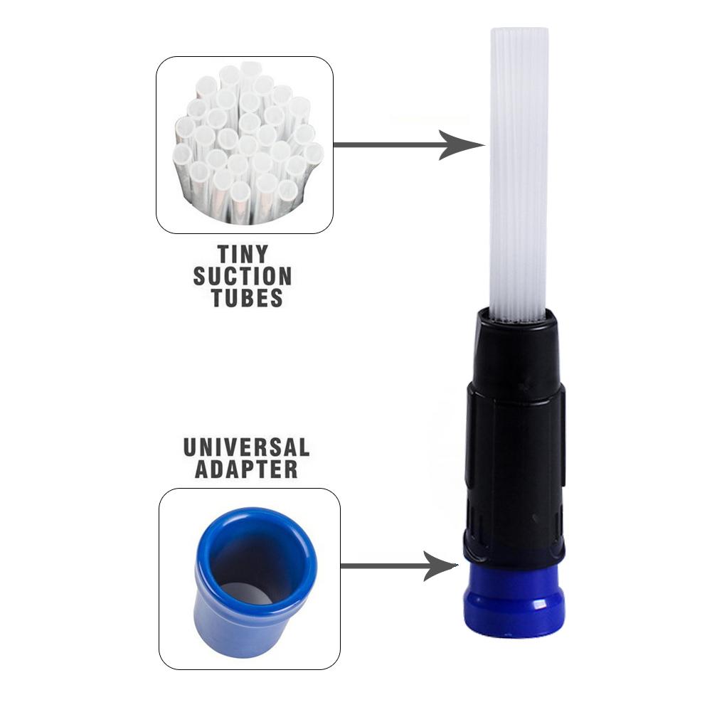 Multi-Tube Universal Vacuum Cleaner Attachments Brush Cleaner Dirt Remover