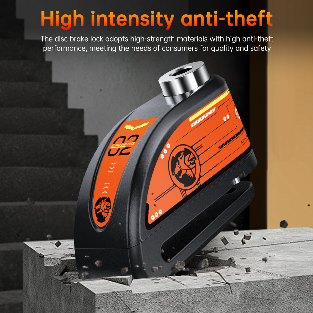 Motorrad Alarm Scheibenbremse Schloss Sicherheit Motor- Rad Rabatt Vorhängeschloss Wasserdicht 110dB Laut Anti-Diebstahl Alarm ein Motocicle