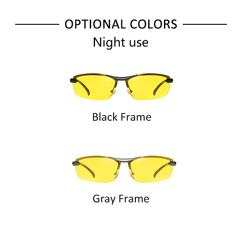 Mörkerseende glasögon herr bilkörning solglasögon dam  uv400 gul lins antireflex oculos de sol herr/kvinnor glasögon