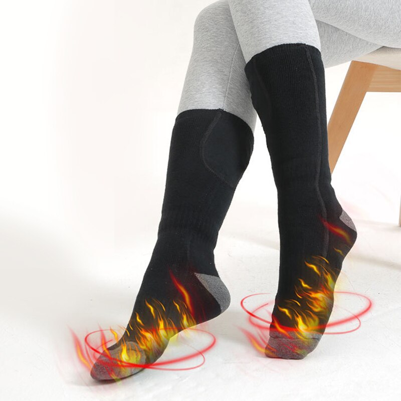 Calcetines térmicos con batería para invierno, calcetín eléctrico con batería, mantiene el calor, para exteriores