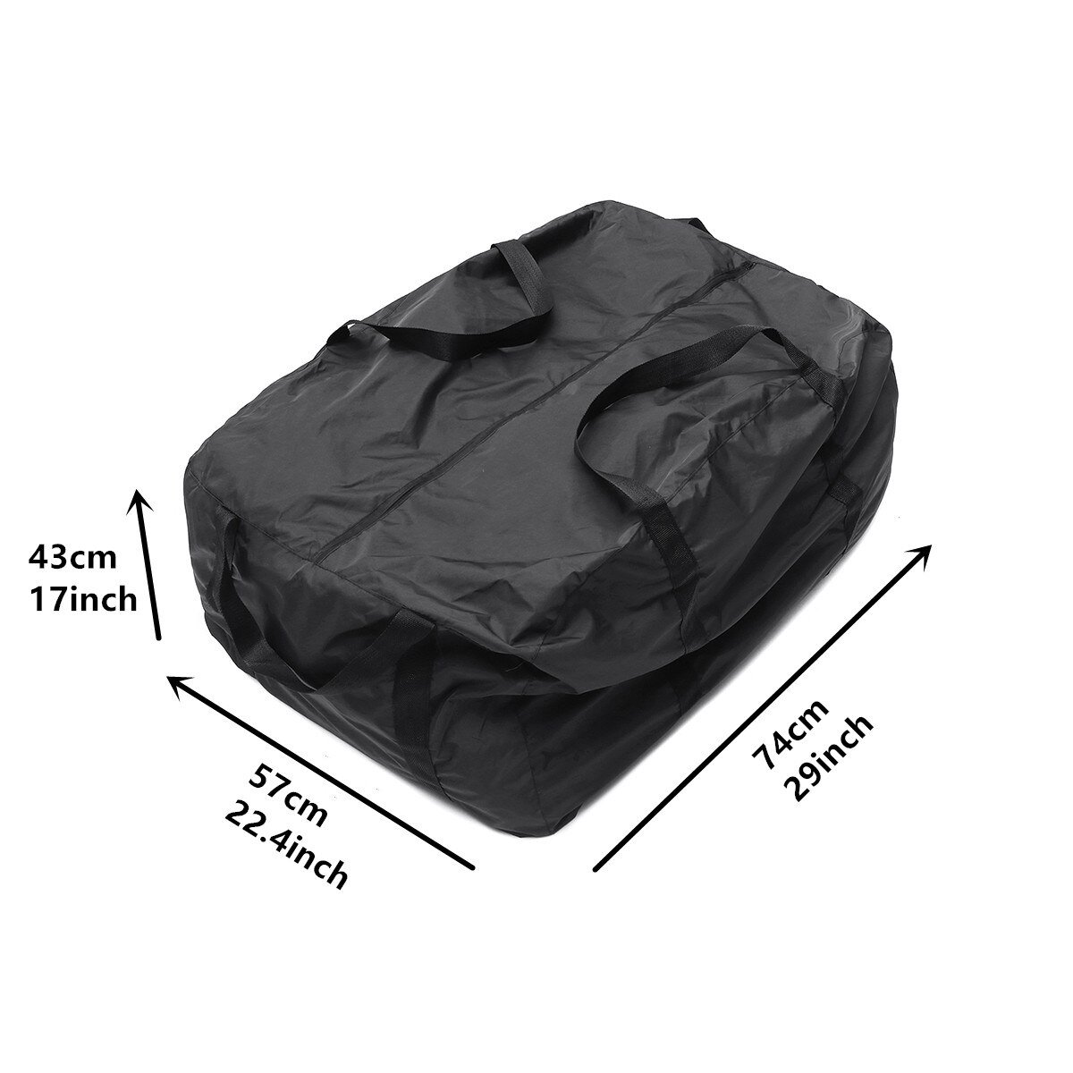 For Weber BABY Q&Q1000 Series Waterproof Dustproof BBQ Premium Grill Storage Carry Bag Camping Duffle Bags 74x57x43cm: Default Title