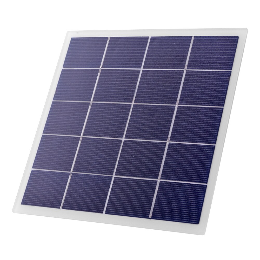 DIY Polycrystalline Solar Panel Charger 4W 5V 6.9x6.8 inch Silicon Solar Battery Automatically Recharging Durable Elements