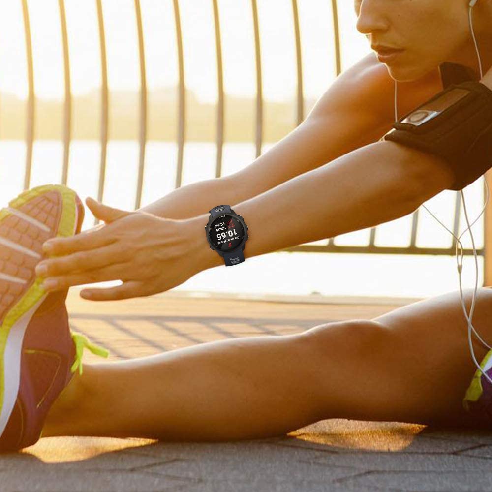 20mm siliconen horlogebandjes voor de forerunner 245 245m bandjes geschikt voor de forerunner 645 samsung gear  s2 vivoactive 3 hr