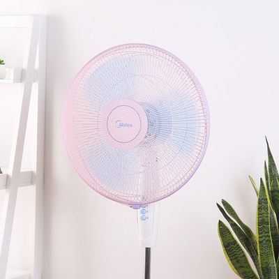 Tapa antipolvo para ventilador para el hogar, ventilador de habitación protección contra el polvo, protección infantil, cubierta de protección de ventilador envolvente: Pink