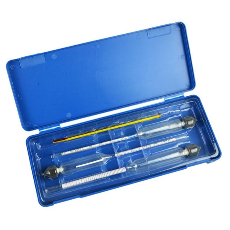 4 In 1 Wijn Hydrometer Alcohol Meter Tester 0-100% Alcoholmeter Met Thermometer