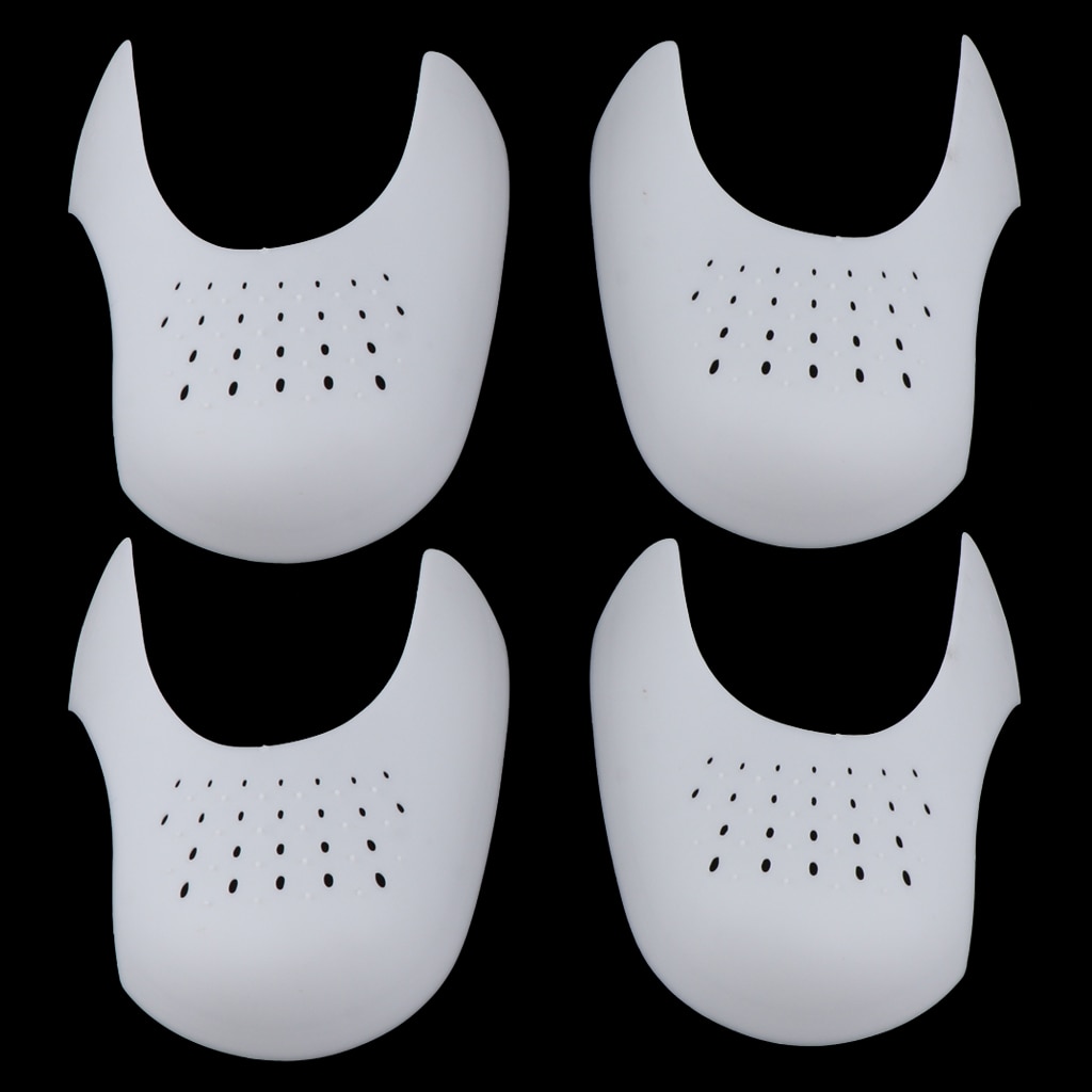 2 Pairs Shoes Toe Box White Shoes Shield Protector Mens Against Shoe Creases Shoe protect accessory