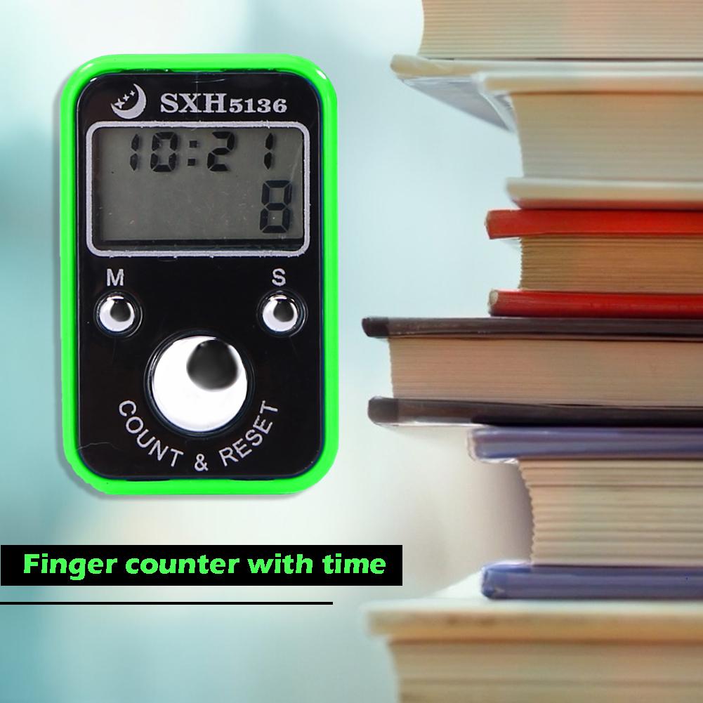 Mini Finger Rows Counter LCD Electronic Digital Tally Counter Stitch Marker And Row Finger Counting Timer Soccer Golf Counter