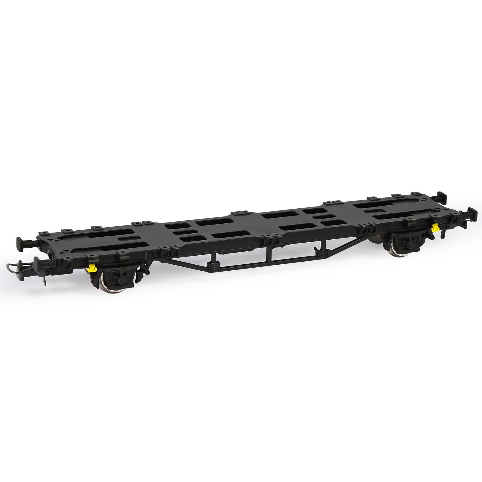 1pc Model Trains Wagons HO Scale 1:87 Flat Car Rolling Stock C8761: Pure Black