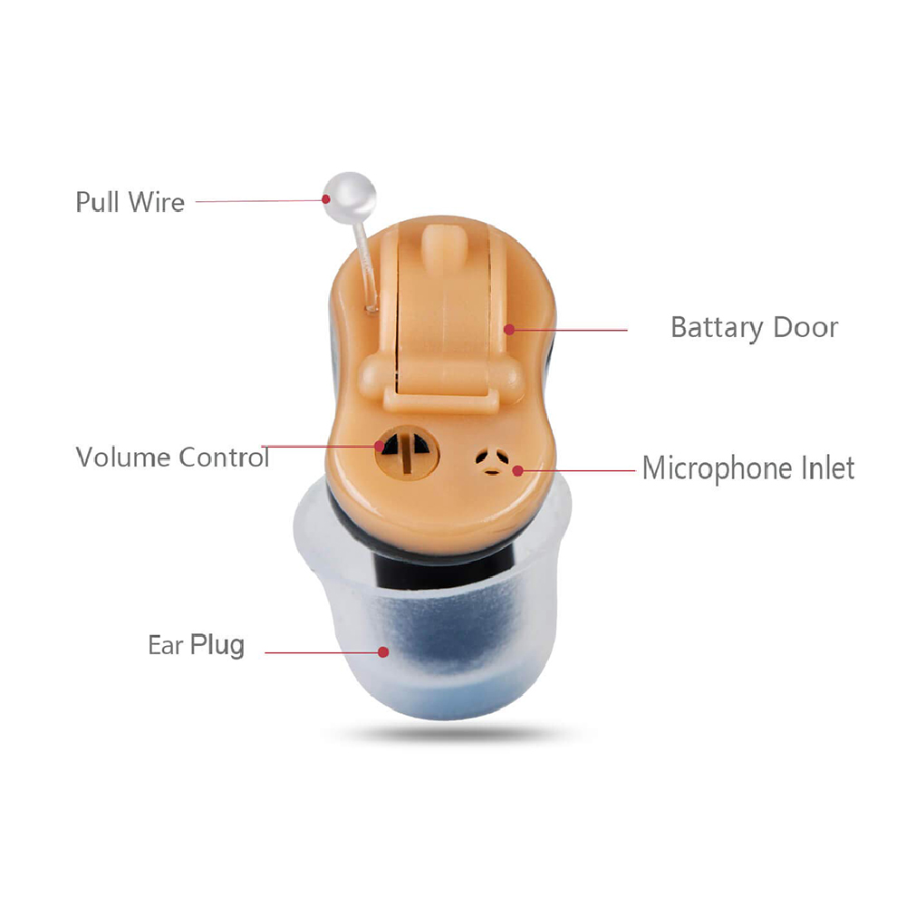 Q10 trådløse høreapparater mini cic usynlige høreapparat lydforstærker øre høreapparater bærbar