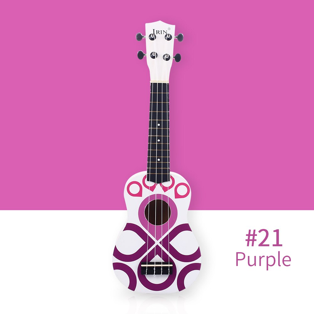 21 Inch Kleurrijke Sopraan Ukelele Akoestische Nylon 6 Snaren Hawaii Gitaar Guitarra Musica Instrument Voor Kinderen En Beginners