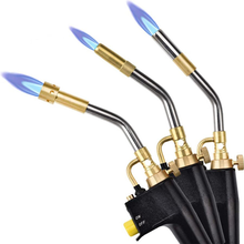 Chalumeau au Propane, 3 buses remplaçables, polyvalent, haute intensité, déclencheur, démarrage, pour brasage et Barbecue