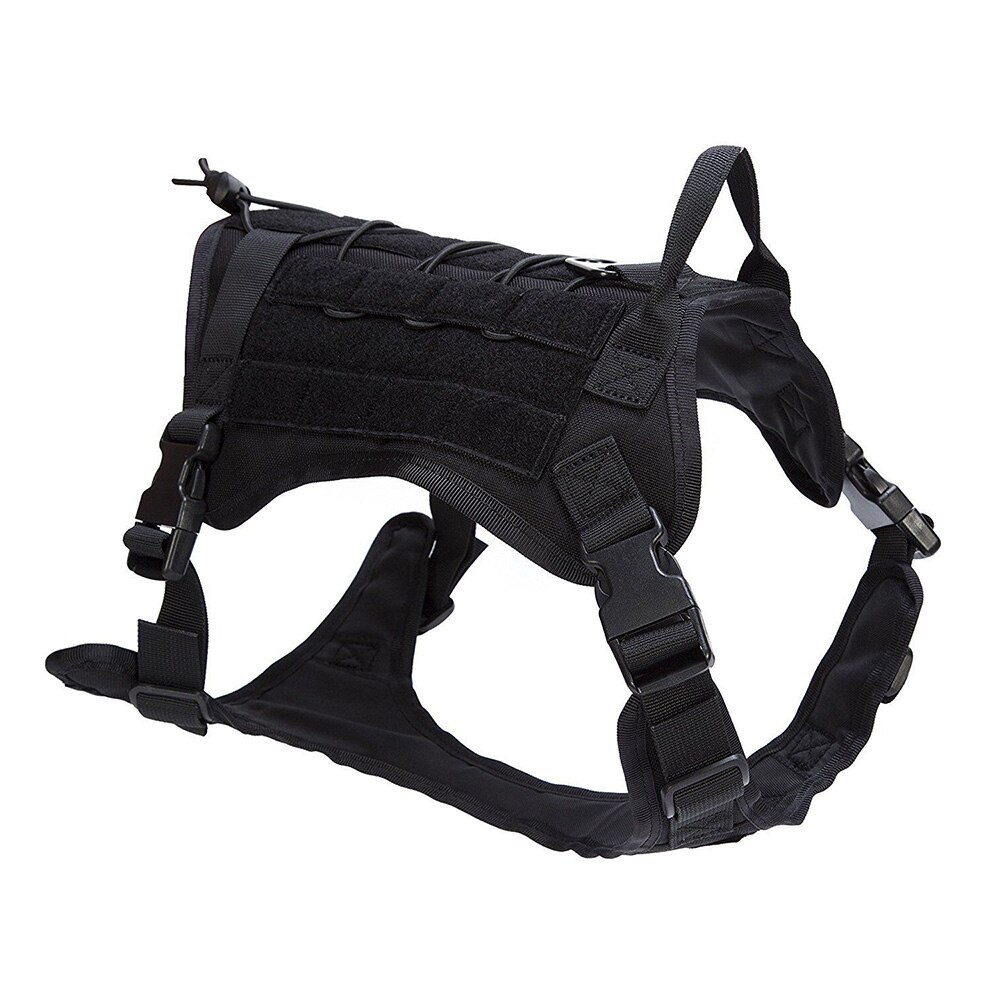 Hond Rugzak Harnas Hond Harnas Vest Verstelbare Ademend Harnassen Voor Medium Grote Hond Huisdier Accessoires: Black / XL