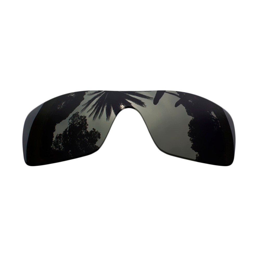 2 lentes polarizadas de repuesto para gafas de sol Batwolf, montura plateada y negra