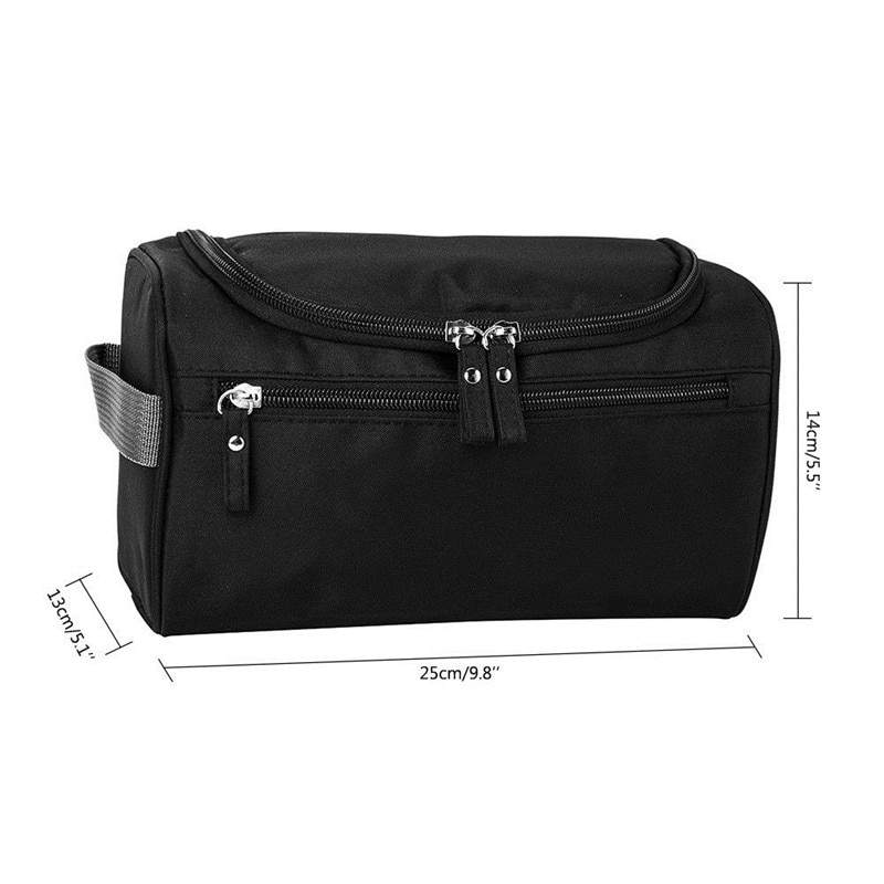 Travel Wash Bag Men Womens Toiletry Pouch Organizer Shaving Cosmetic Case Waterproof Storage Bag