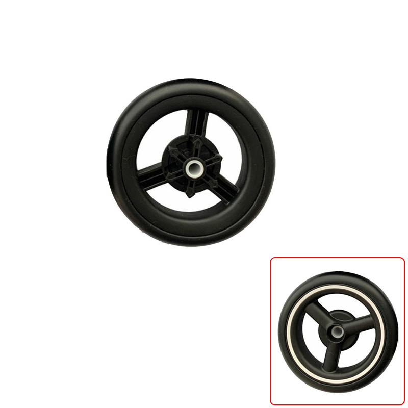 Kinderwagen Wielen Compatibel Voor Goodbaby Serie Baby Trolley Pockit D666 D668 Pockit 2S/3S/3Q/sa Gb Baby Winkelwagen Accessoires: 1 single back wheel