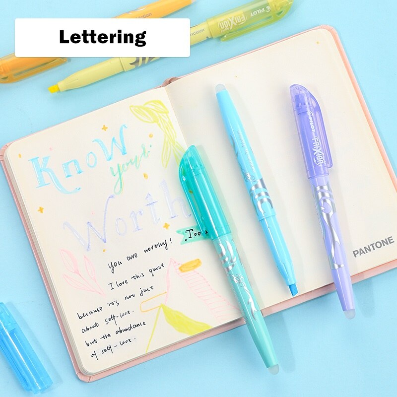1pcs Pilot Erasable Highlighters Pastel Markers Pen Disappear Frixion Marker Liner Drawing Lettering Stationery H6250