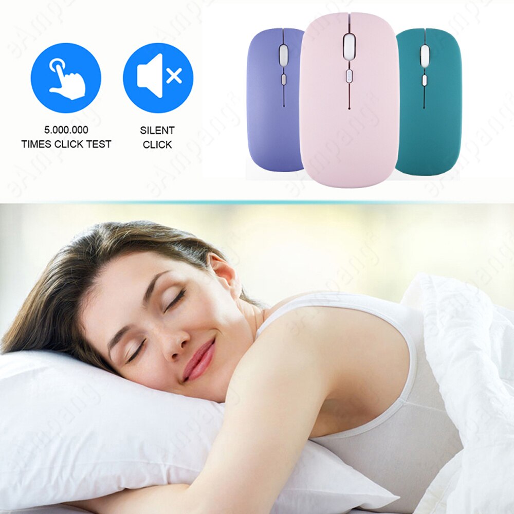 Ondersteuning Dual Model 2.4G Bluetooth Muis Voor Tablet Ipad Samsung Laptop Mackbook Pc Telefoon Iphone Oplaadbare Muis Mute Muizen