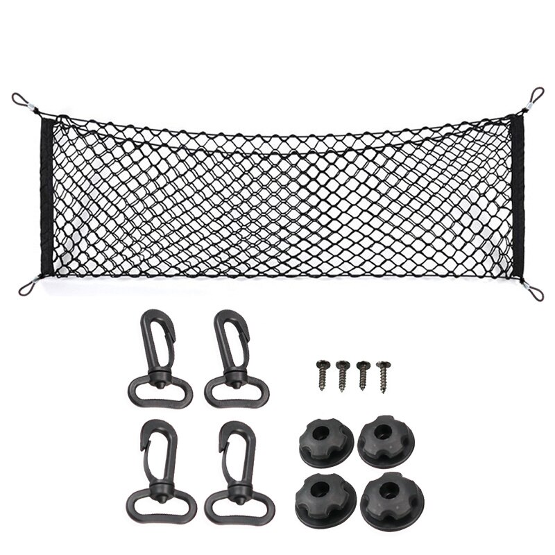 110 x 50cm yleisauton takaluukun tavaratilan järjestäjä tasku tavaraverkko verkko varastointi auto vastaanottaa järjestää verkko auton tavaratilan verkko