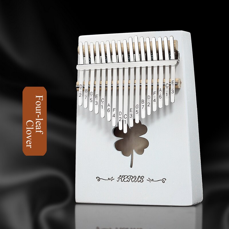 17 Keys Kalimba Mahogany Thumb Piano Reed 17 Key Music Keyboard Mini Piano High Wooden African Kalimba Finger Piano: B