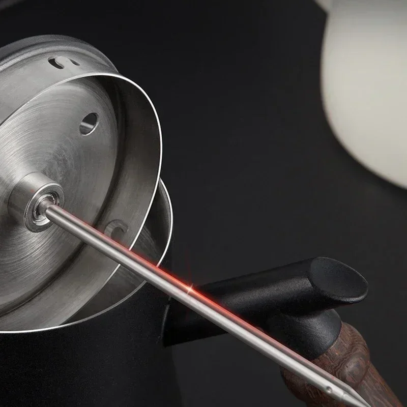 Kaffetermometer i rustfrit stål - digital sonde 0-100 ℃, ± 0.5 ℃ høj nøjagtighed til espresso/mælkeskumning/hjemmebrygning