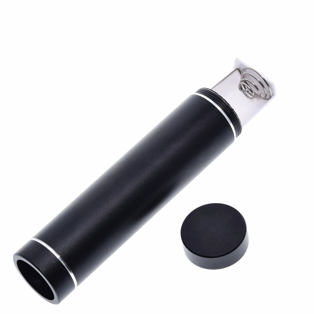 Boîtier en alliage métallique 1 x, 18650 boîtiers de banque d'alimentation, 18650 supports de batterie, boîte de rangement, 1 emplacement de chargement pour iphone huawei  mp3