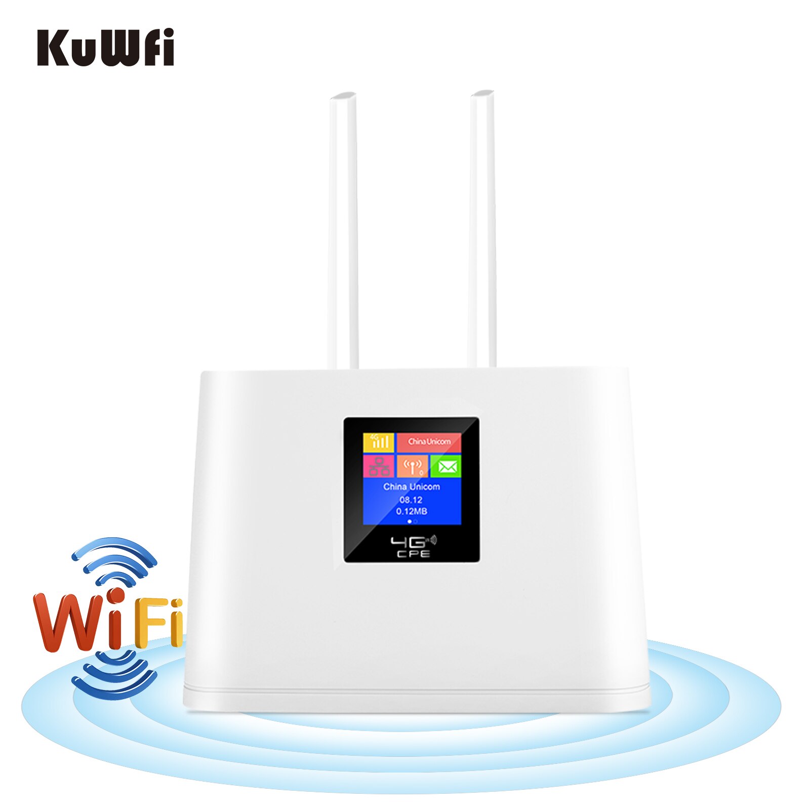 4G Wifi Router Unlocked 150Mbps Draadloze Cpe Router CAT4 Mobiele Hotspot Router Sim Card Slot 2 Externe Antennes wan/Lan-poort