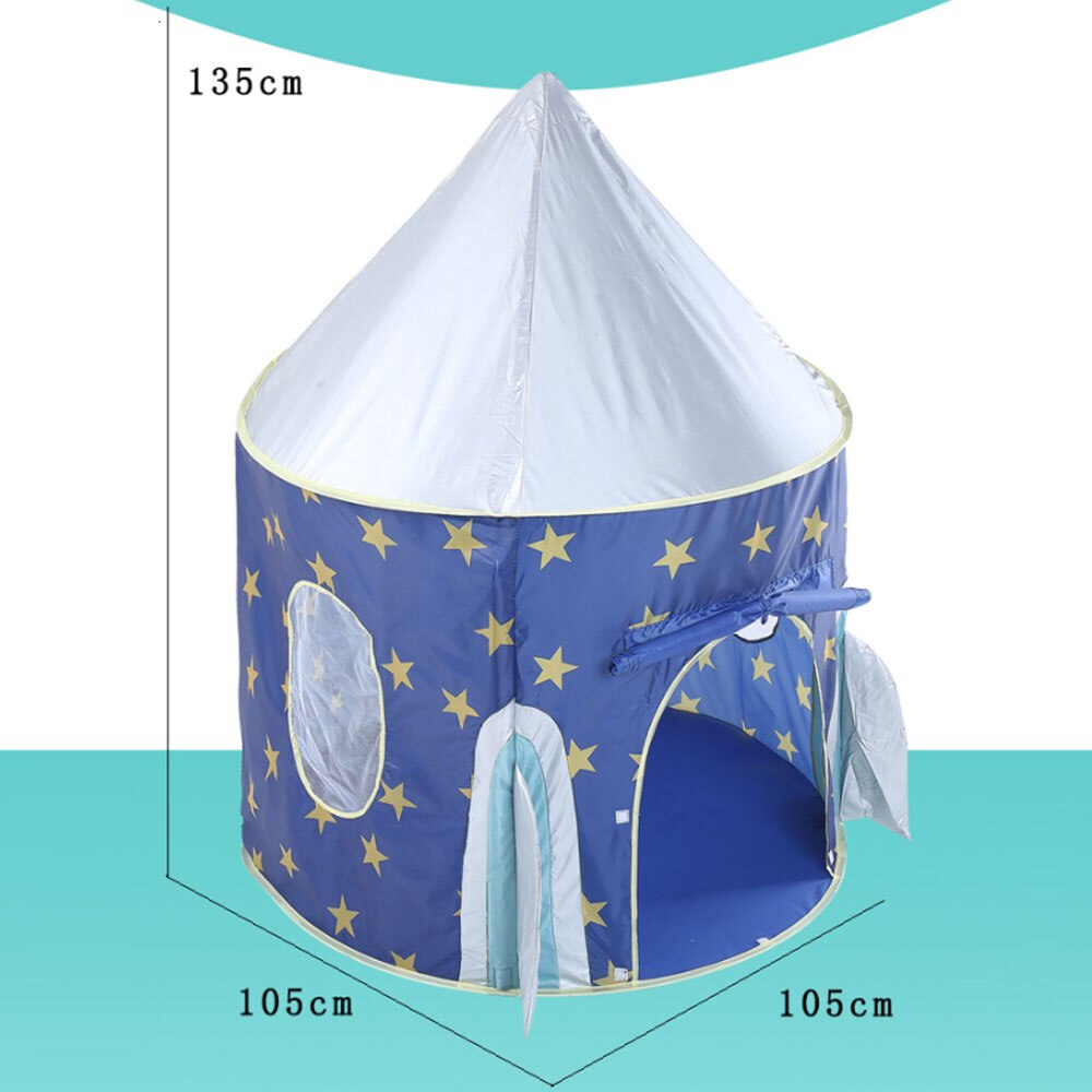 I bambini Che Giocano Tenda Castello Tende Giocattolo della Casa del Gioco Portatile Pieghevole per Esterni Per Le Ragazze Dei Ragazzi Regalo di Gioco In Salotto 105*135