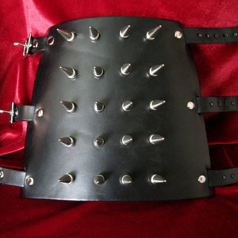 Steampunk Gothic Brutal Spikes Bracer Gauntlet Studded Bracelet Wristband Punk Rivet Spiky Arm Guards Wide Cuff Badass Outfit