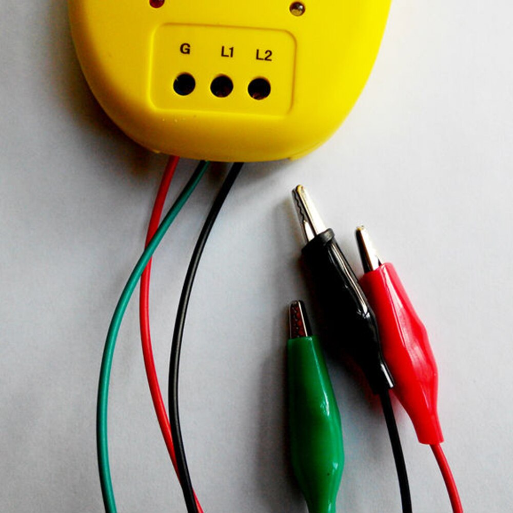 Floor heating cable tester, alarm used for heating cable short circuit or open circuit testing
