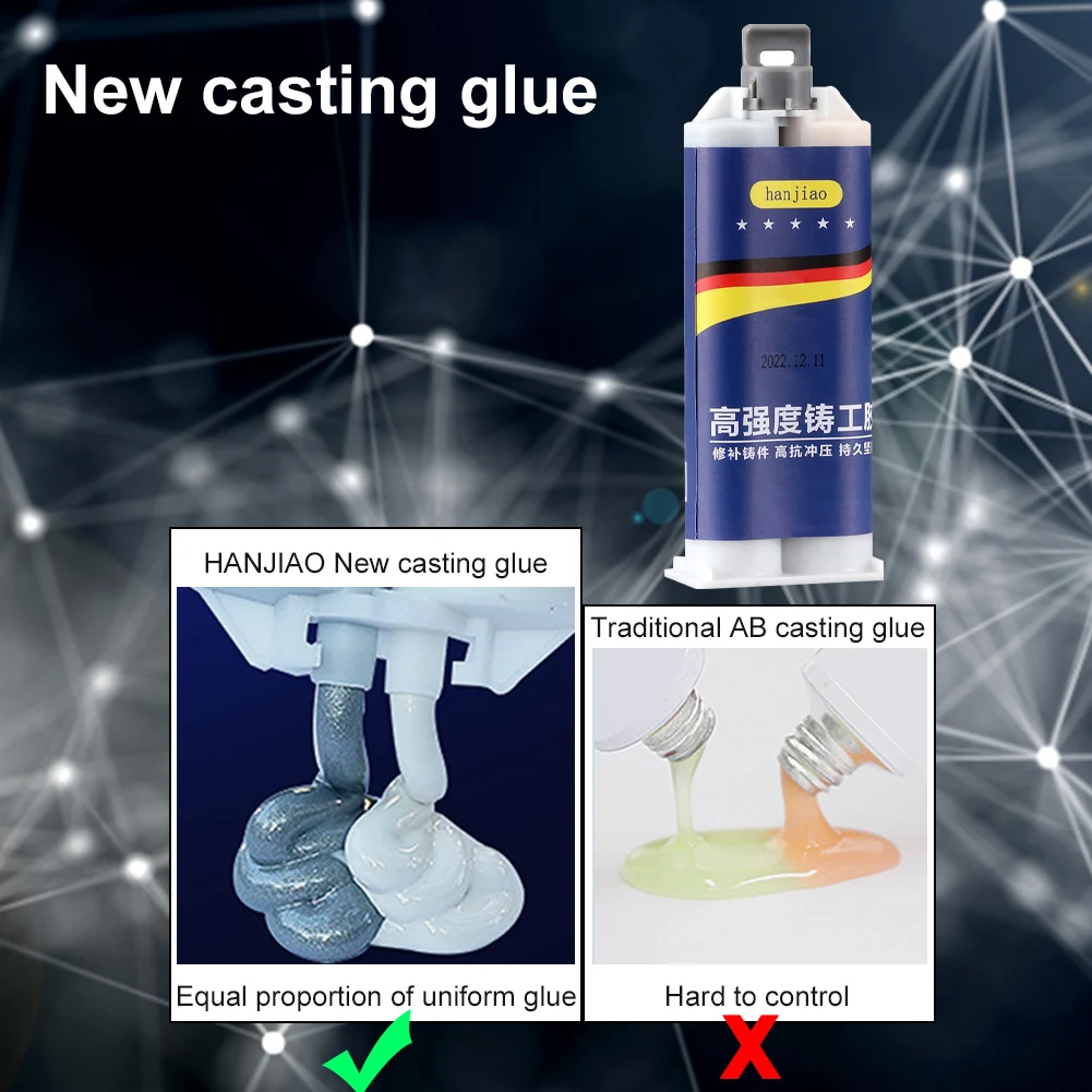 Extra Strong Foundry Glue HighTemperature Casting Repair Glue Heavy Duty Liquid Metal Welding Filler for Welding Copper Aluminum