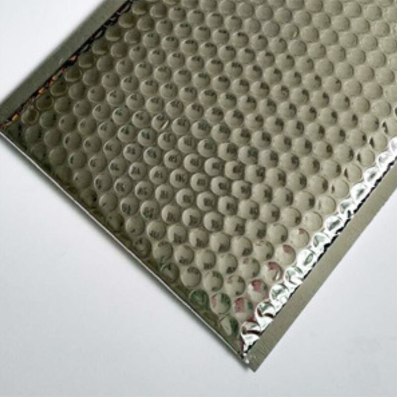 50Pc Packaging Bubble Mailers Gold Paper Padded Envelopes Bag Bubble Mailing Envelope Bag 15x13Cm+4Cm