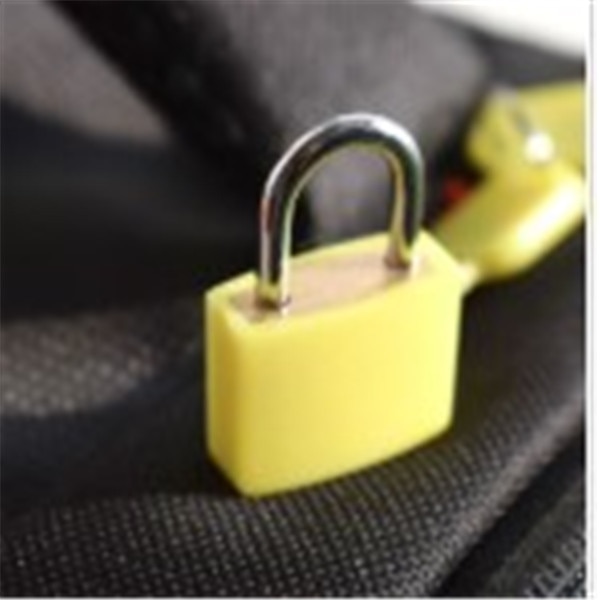 4 couleurs Petit Mini Forte Acier Cadenas Valise Bagages Serrure du Tiroir Cas Cadenas à clé Anti-Vol Serrures avec 2 touches