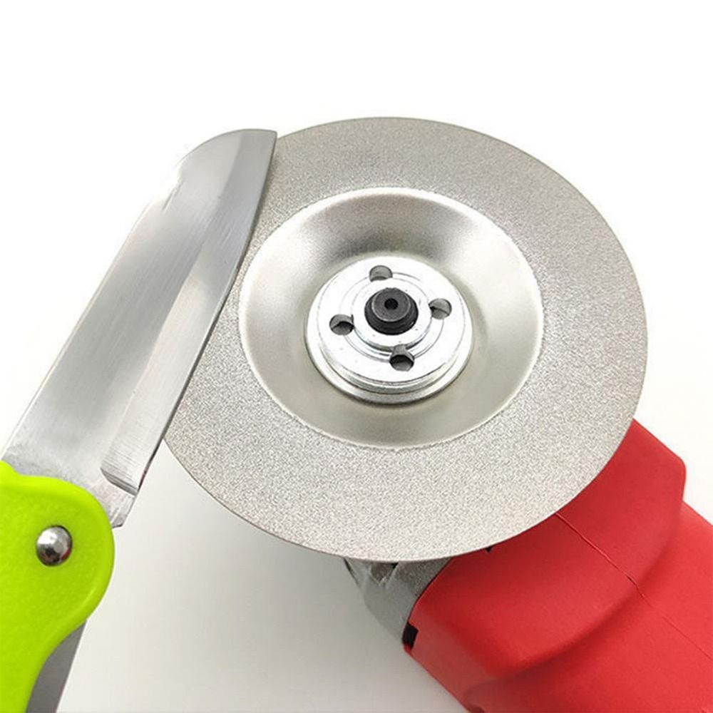 100mm Diamant Slijpschijf Duurzaam Komvormige Haakse Slijper Slijpschijf 400/600/800/1000Grits Zaagblad Schuurmiddelen