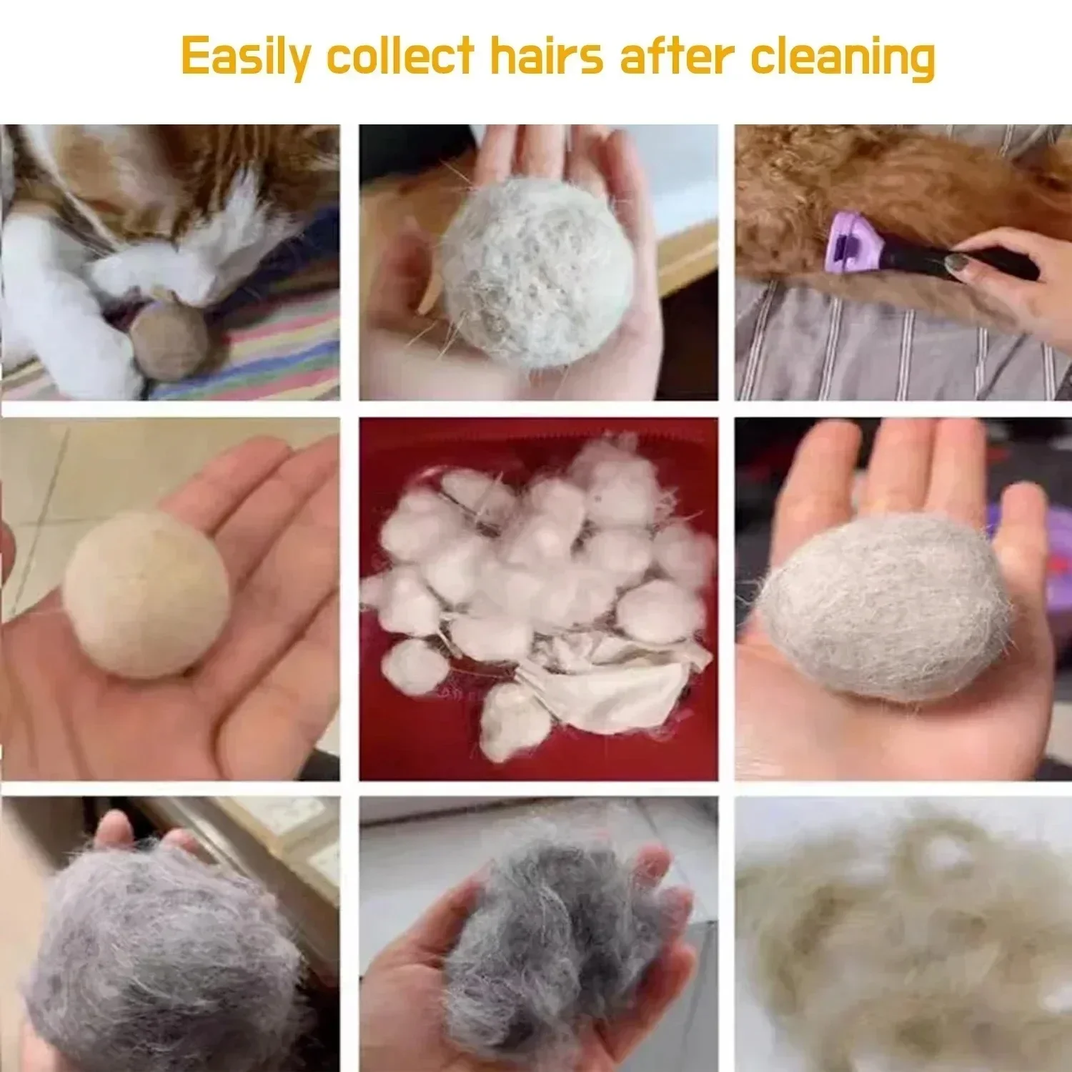 Ontharingskam voor grote honden Borstel voor grote honden Verzorgingsborstel voor huisdieren Kattenkam Haarmassagekam voor honden Kattenhaarverwijderaar Reiniging Verzorging