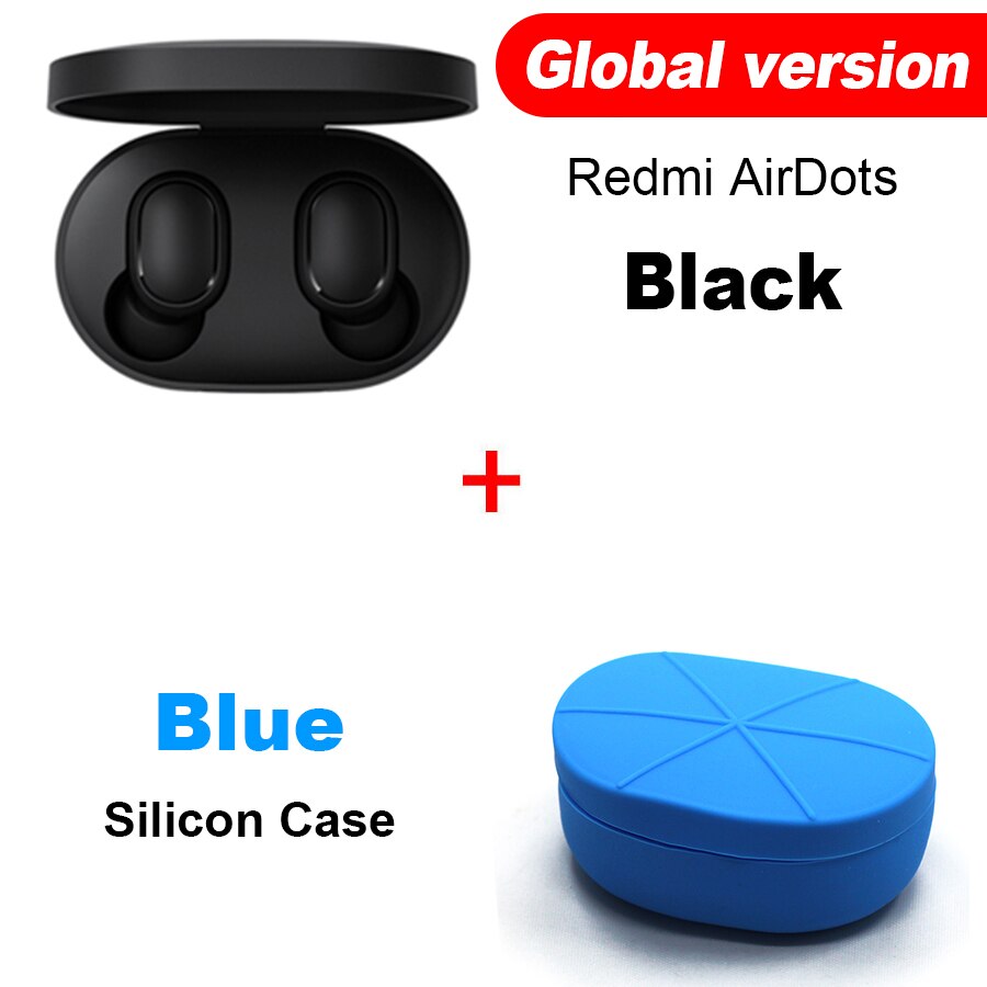 Original Xiaomi Redmi Airdots Xiaomi TWS Wireless Earphone Handsfree Voice Control Bluetooth 5.0 Noise Reduction Tap Control