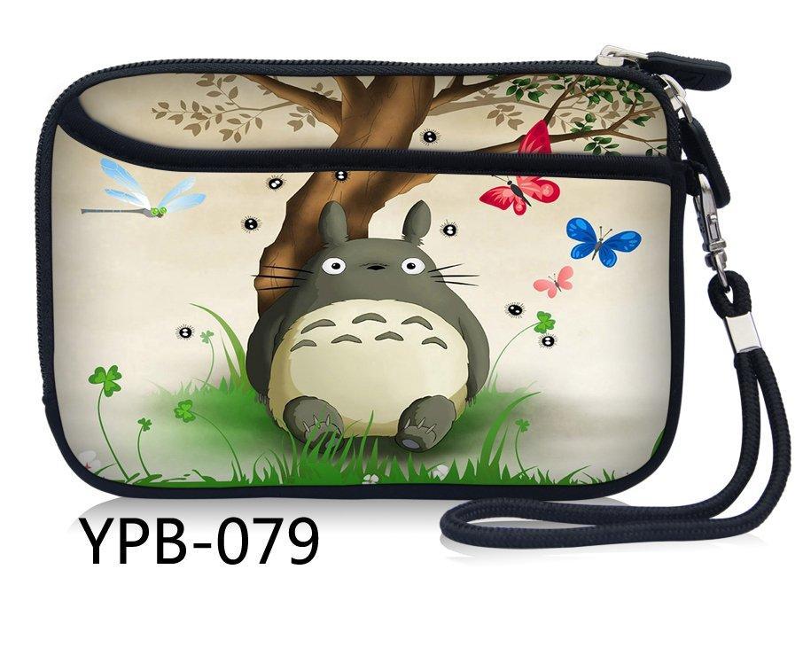 Bedste pris 2.5 " ekstern usb-harddisk-disk bære mini usb-kabel-etui cover pose øretelefontaske til pc bærbar: Totoro