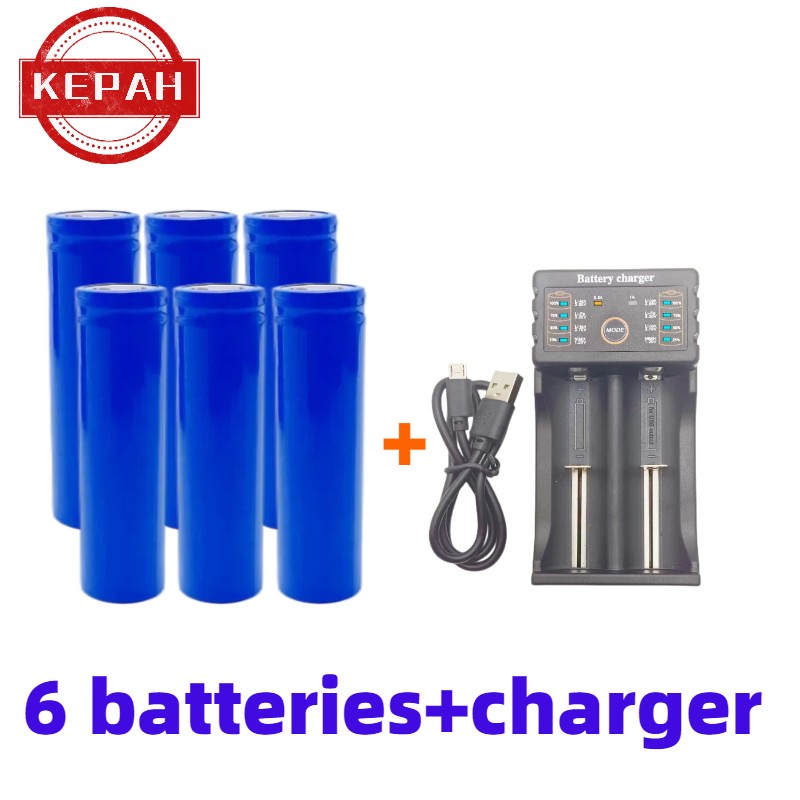 14500 lithium battery, large capacity, high-power 3.2V rechargeable battery, multifunctional and durable 1000mAh: Blue