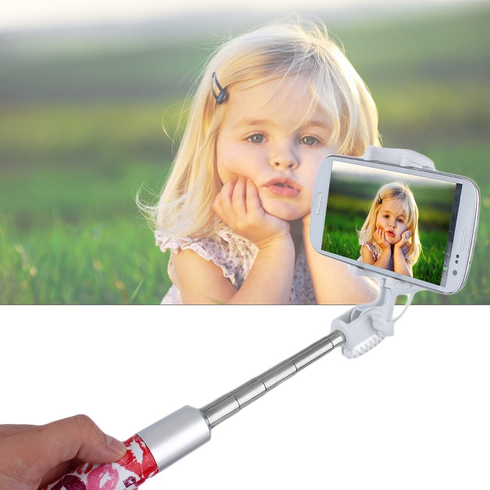 Lippenstift Muster Reise Handheld Kamera Selfie Handy Einbeinstativ Stick