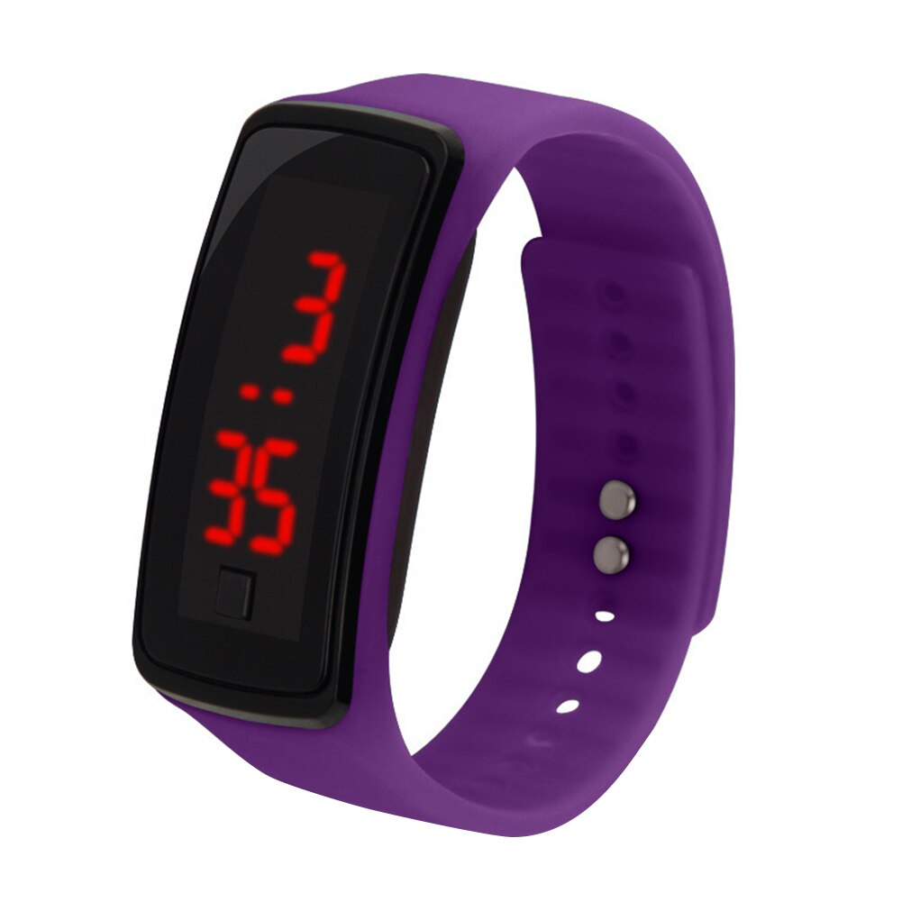 Kids Digital Watch Kids Sport Silicone Adjustable Band LED Screen Electronic Digital Wrist Watch Bracelet Clock montre enfant
