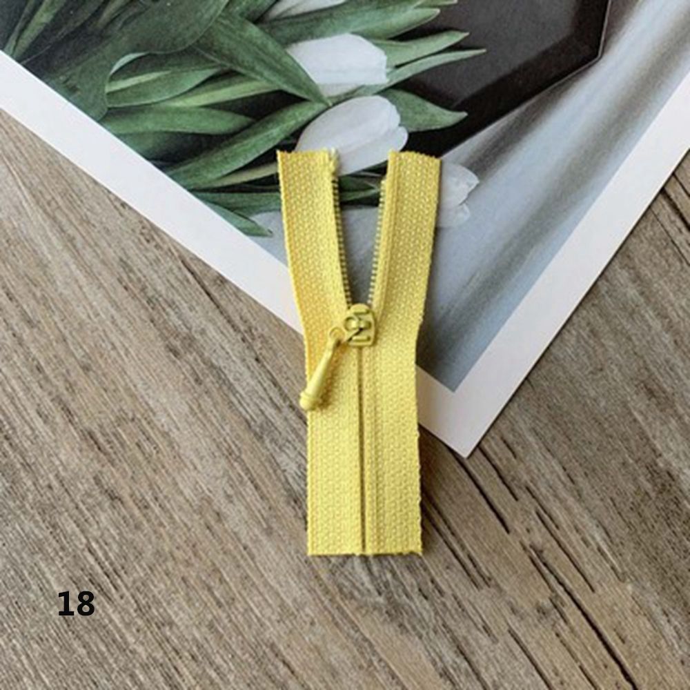 5pcs Invisible Mini Zippers Doll Clothing Zipper DIY Handmade Sewing Scrapbooking Garment Applique DIY Doll Clothes Accessories: 18