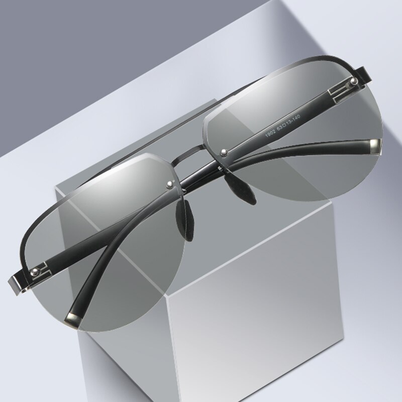 Sonnenbrille Neue Photochrome Sonnenbrille Männer Schild Nacht Vision Objektiv für Fahren Polarisierte Sonnenbrille UV400 Sonnenbrille