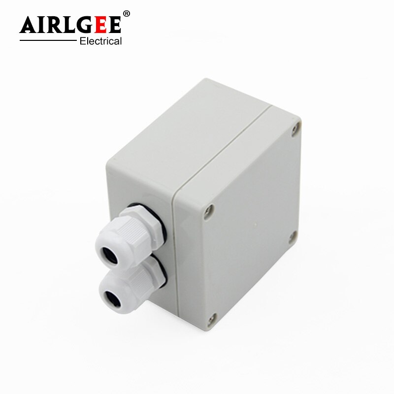 83*81*56mm 1 Inlet 2 Outlet 6P terminal junction box cable box ABS power control box sealed box nylon connector