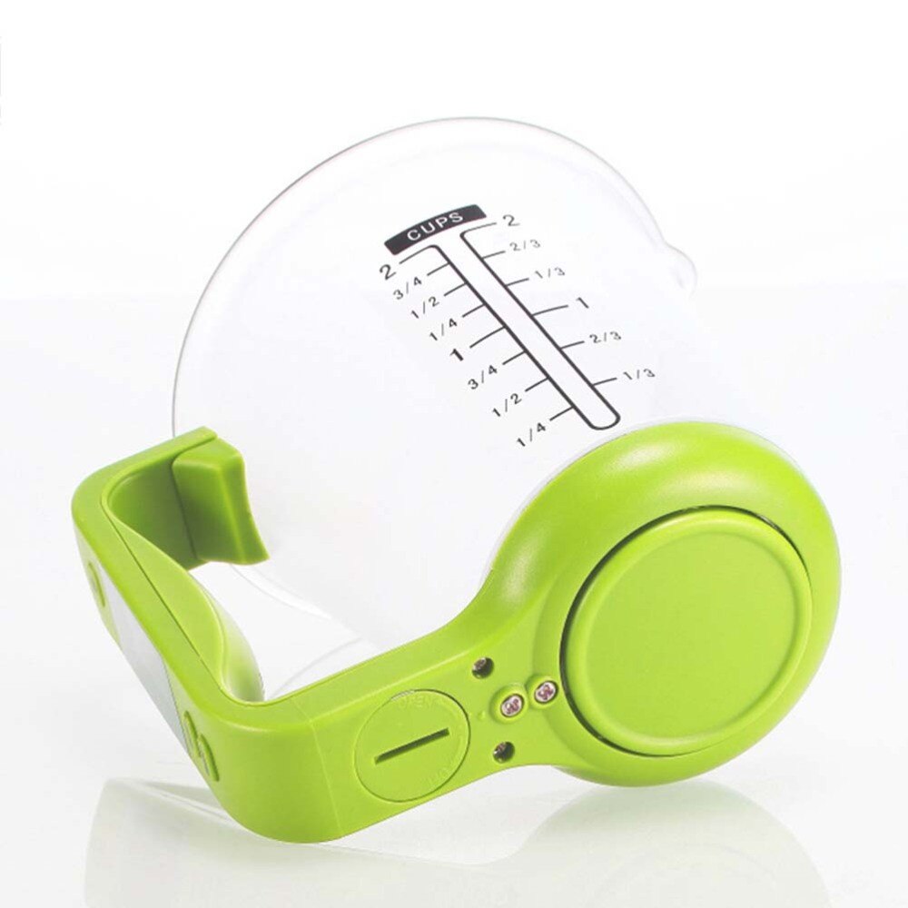 Multifunction Digital Measuring Cup Electronic LCD Display Kitchen Measuring Cup 1000g/1g Powder Cup (Light Green)