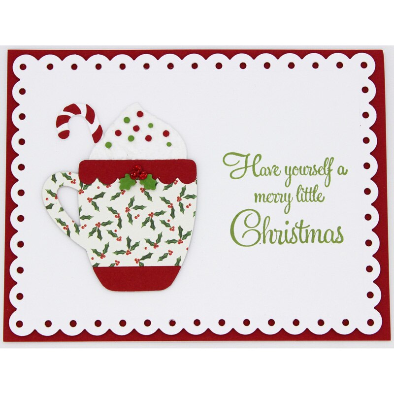 Drinking Cup Tea Coffee Cup Metal Cutting Dies for Scrapbooking Craft Die Cut Card Making Embossing Stencil Photo Card