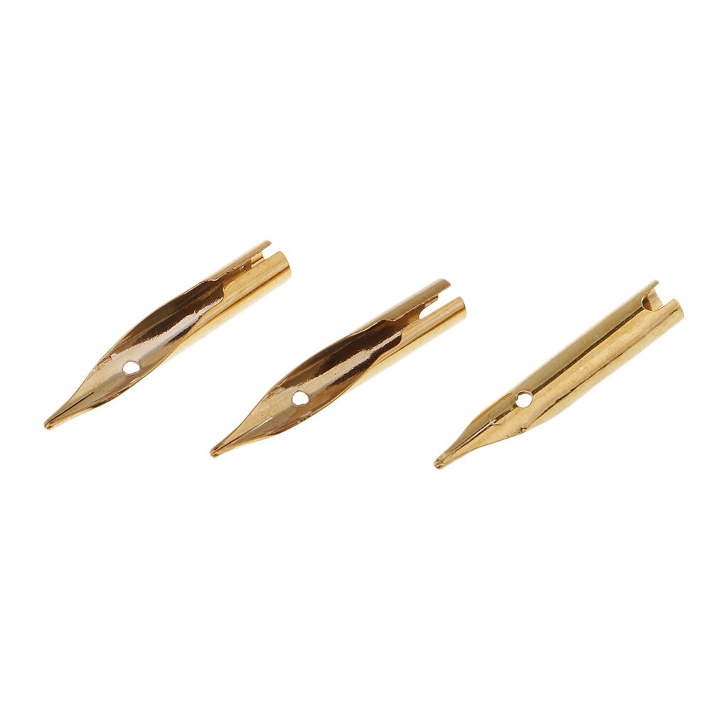 Plumas estilográficas universales, puntas de pluma de 0,5mm para letras y dibujo, 15 Uds.
